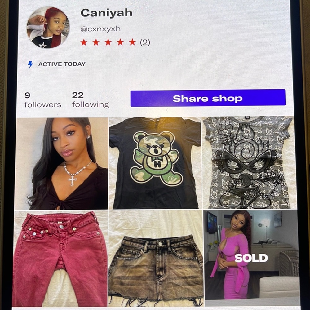 Clothes- Check me out on Depop @cxnxyxh just posted some new items !